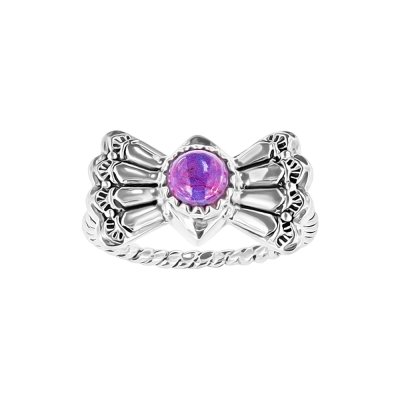 Sterling Silver Purple Turquoise Ring