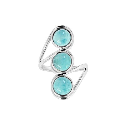 Sterling Silver Larimar Ring