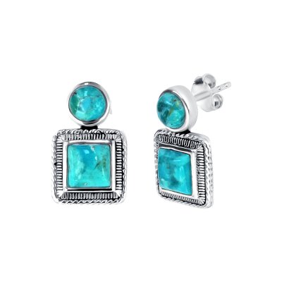 Sterling Silver Turquoise Earrings