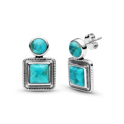 Sterling Silver Turquoise Earrings