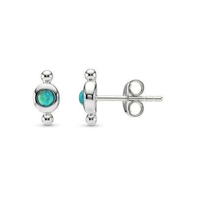 Sterling Silver Turquoise Stud Earrings