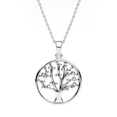 Sterling Silver Tree of Life Pendant With Chain 18 Inches