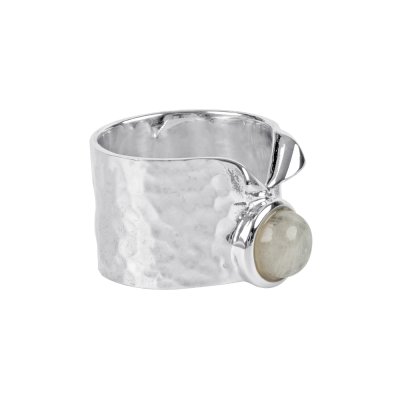 Sterling Silver Rainbow Moonstone Ring