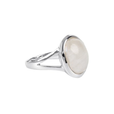 Sterling Silver Rainbow Moonstone Ring
