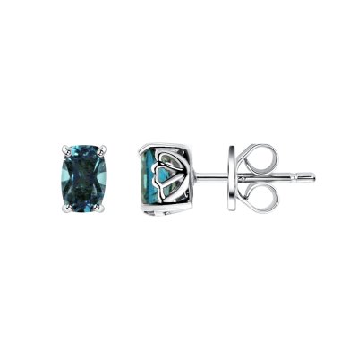 Sterling Silver London Blue Topaz Earrings