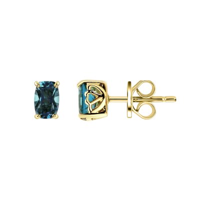 Sterling Silver London Blue Topaz Earrings