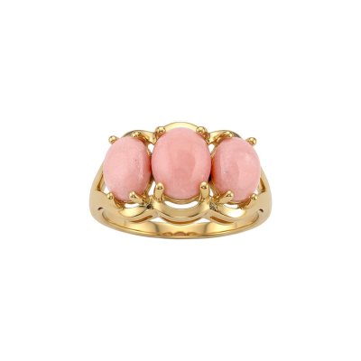 Peru Opal 18K Yellow Gold Over Sterling Silver Ring