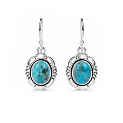 Sterling Silver Turquoise Earrings