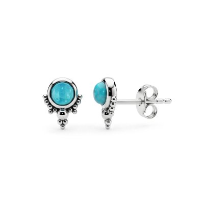 Sterling Silver Turquoise Earring