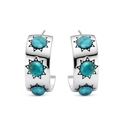 Sterling Silver Turquoise Earrings