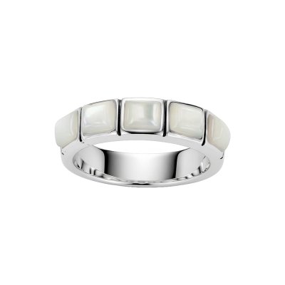 Sterling Silver Mother of Pearl Ring