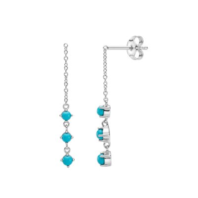 Turquoise Sterling Silver Earrings