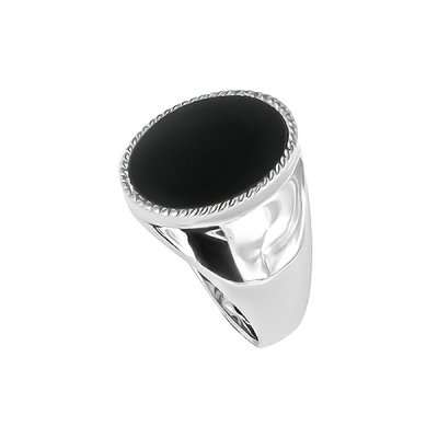 Sterling Silver Black Onyx Ring