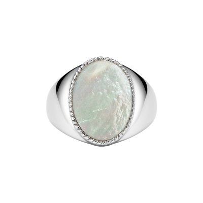 Sterling Silver Mother of Pearl  Ring