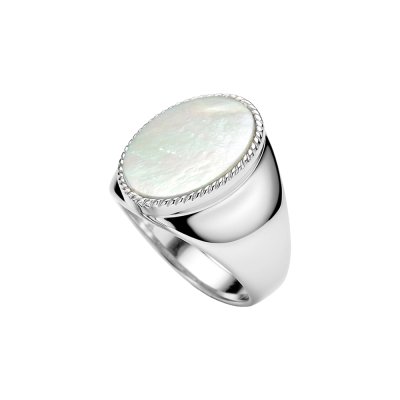 Sterling Silver Mother of Pearl  Ring