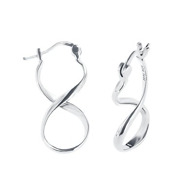 Sterling Silver Infinity Earrings