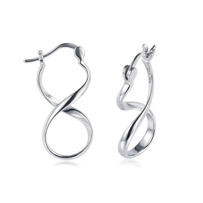 Sterling Silver Infinity Earrings