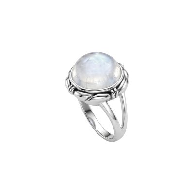 Rainbow Moonstone Sterling Silver Ring