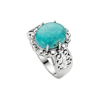 Sterling Silver Blue Kingman Turquoise Ring