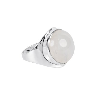 Sterling Silver Rainbow Moonstone Ring