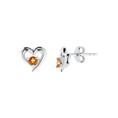 Sterling Silver Heart Earrings