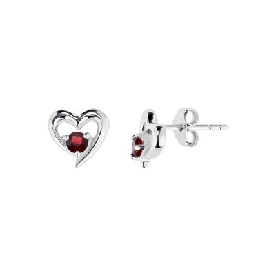 Sterling Silver Heart Earrings