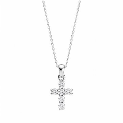 Sterling Silver Cross Pendant Necklace