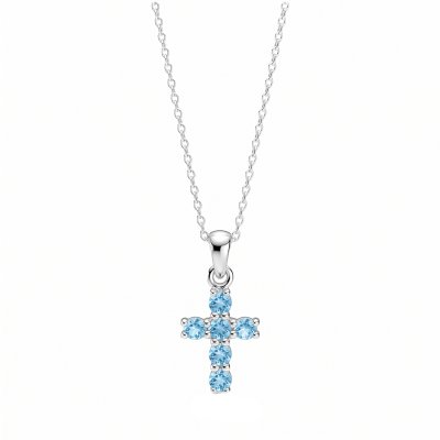 Sterling Silver Cross Pendant Necklace