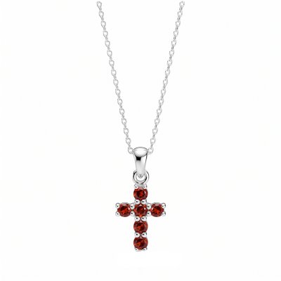 Sterling Silver Cross Pendant Necklace