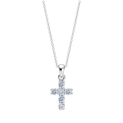Sterling Silver Cross Pendant Necklace