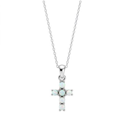 Sterling Silver Cross Pendant Necklace