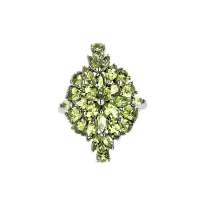 Sterling Silver Peridot Ring