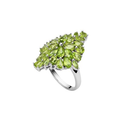 Sterling Silver Peridot Ring