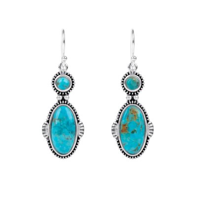 Sterling Silver Turquoise Earrings