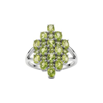 Sterling Silver Peridot Ring