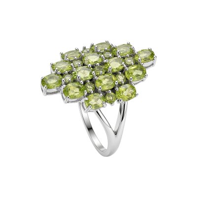 Sterling Silver Peridot Ring