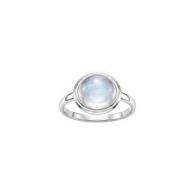 Rainbow Moonstone Sterling Silver Ring