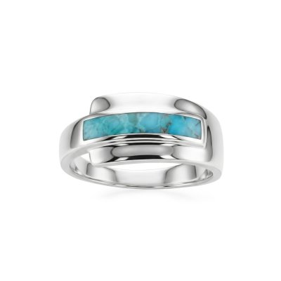 Sterling Silver Inlay Turquoise Ring