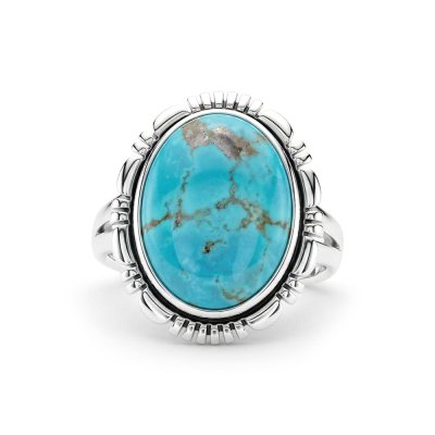 Sterling Silver Kingman Turquoise Ring