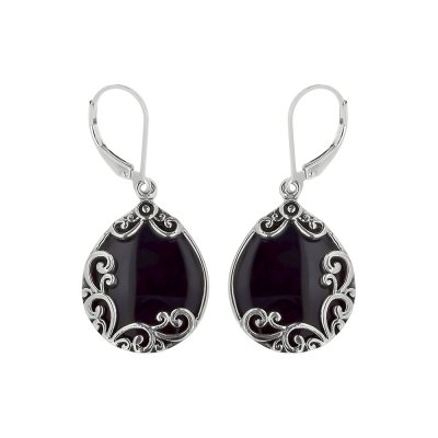 Sterling SilverBlack Onyx Earrings