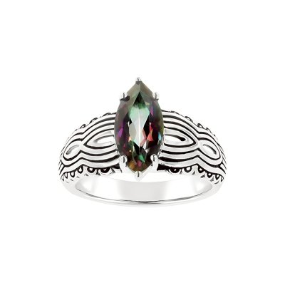 Sterling Silver Mystic Topaz Ring