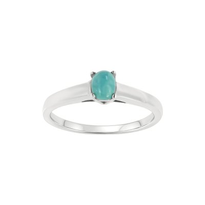 Sterling Silver Larimar Ring