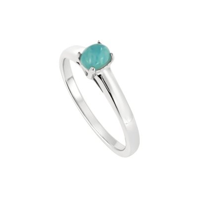 Sterling Silver Larimar Ring