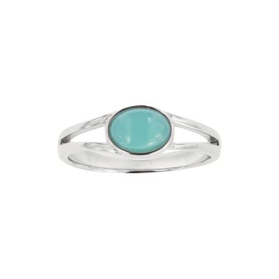 Sterling Silver Larimar Ring