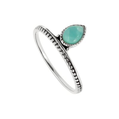 Sterling Silver Larimar Ring