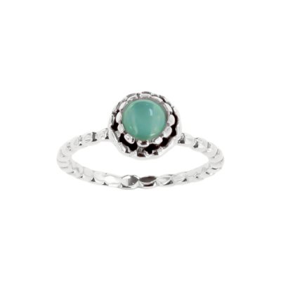 Sterling Silver Larimar Ring
