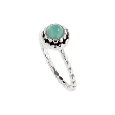 Sterling Silver Larimar Ring