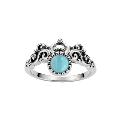 Sterling Silver Larimar Ring