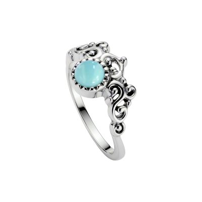Sterling Silver Larimar Ring