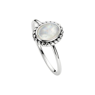Sterling Silver Mother of Pearl Ring